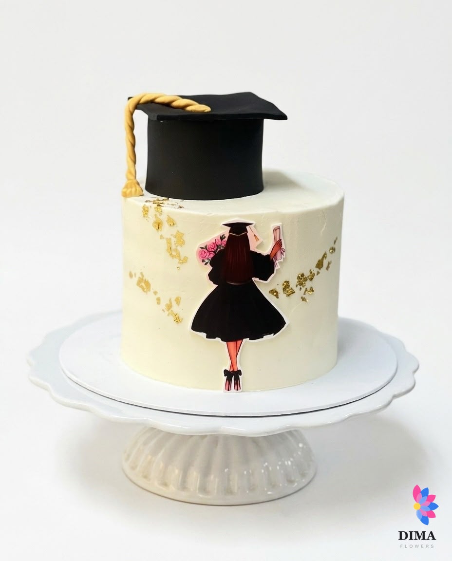 Cap & Gown Cake