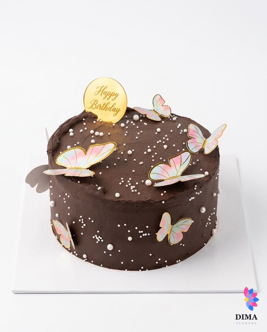 Butterfly Garden Cake